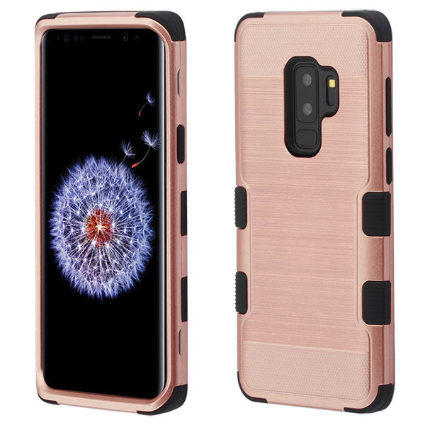 MyBat TUFF Series Case for Samsung Galaxy S9 Plus - Rose Gold Brushed / Black - SAMS9PLUSHPCTUFFSO703WP-2.jpg