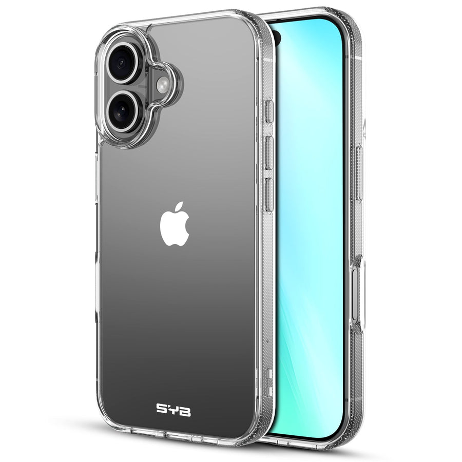 SYB Gummy Series Case for Apple iPhone 16 - Clear