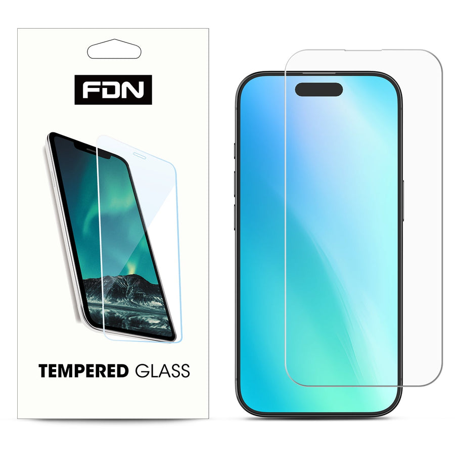 FDN Tempered Glass Screen Protector (2.5D) for Apple iPhone 16 Plus - Clear