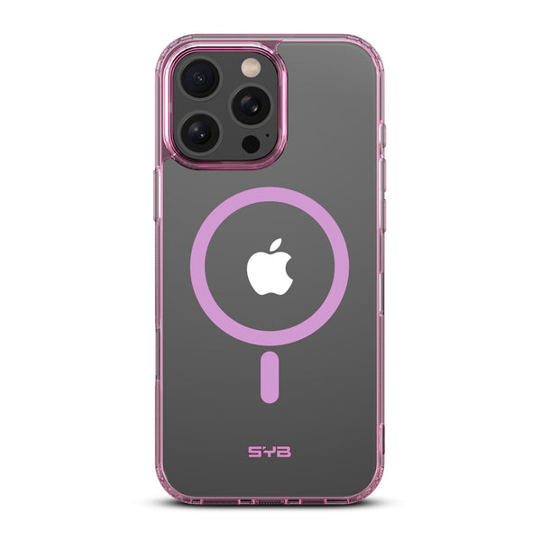 SYB Clear Series MagSafe Case for Apple iPhone 16 Pro - Pink - SIP16PCSFSST222-2.jpg