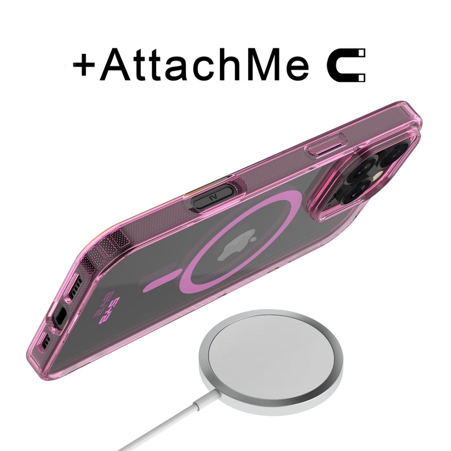 SYB Clear Series MagSafe Case for Apple iPhone 16 Pro - Pink - SIP16PCSFSST222-6.jpg