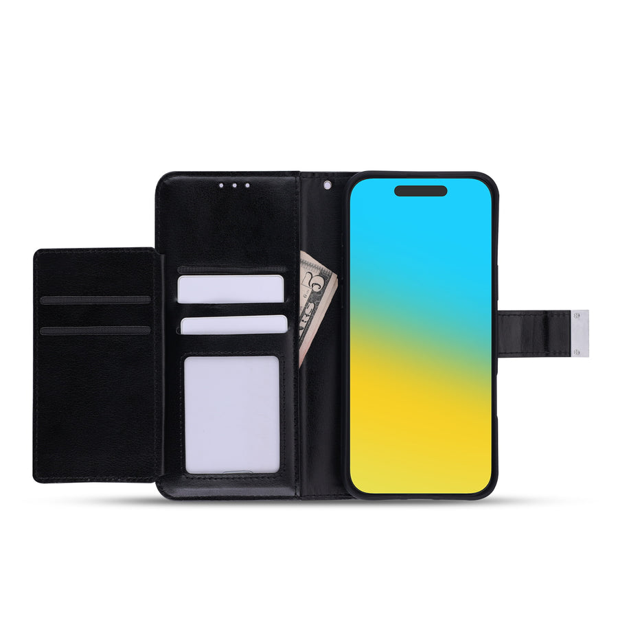 FDN MyJacket Wallet Xtra Series for Apple iPhone 16 Pro Max - Black / Black - SIP16PMPCMJG031-3.jpg
