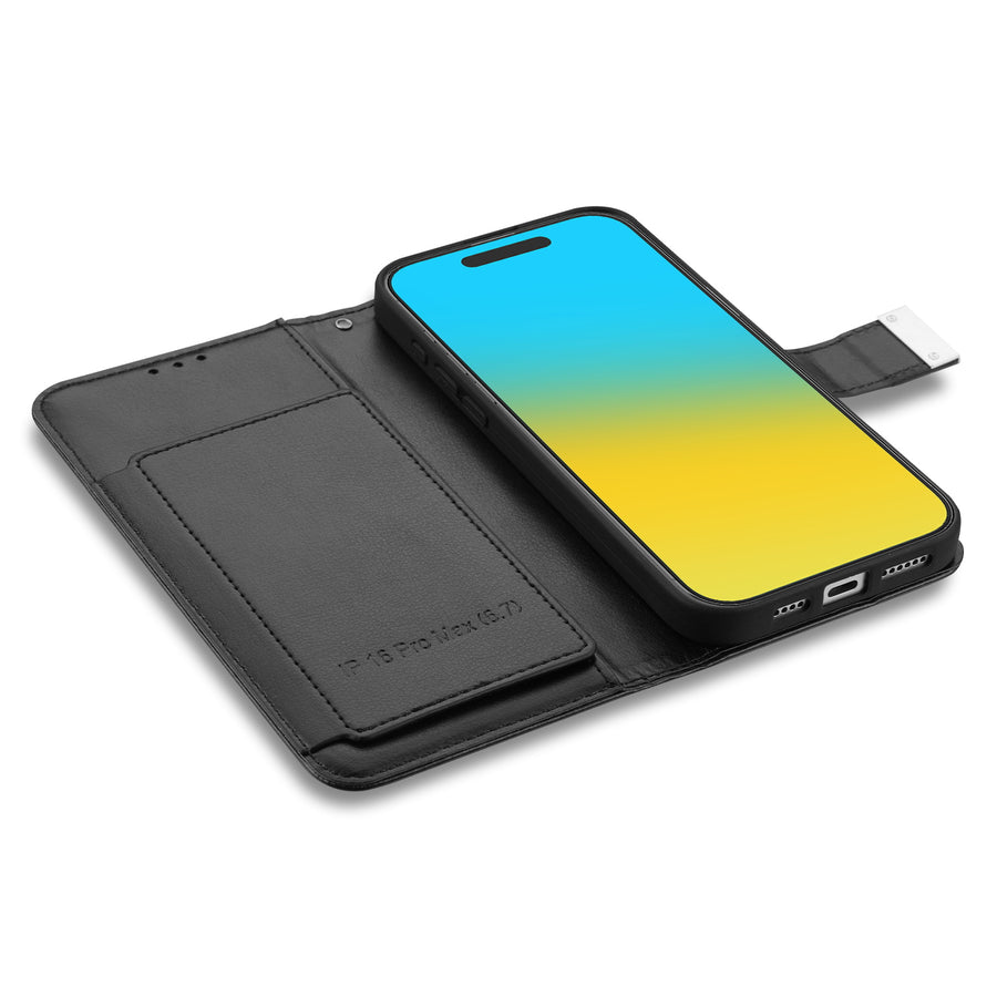 FDN MyJacket Wallet Xtra Series for Apple iPhone 16 Pro Max - Black / Black - SIP16PMPCMJG031-5.jpg