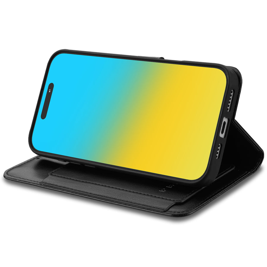 FDN MyJacket Wallet Xtra Series for Apple iPhone 16 Pro - Black / Black - SIP16PPCMJG031-4.jpg