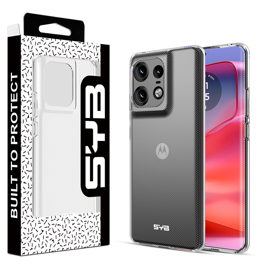 SYB Candy Series Case for Motorola Edge 50 Pro - Glossy Clear
