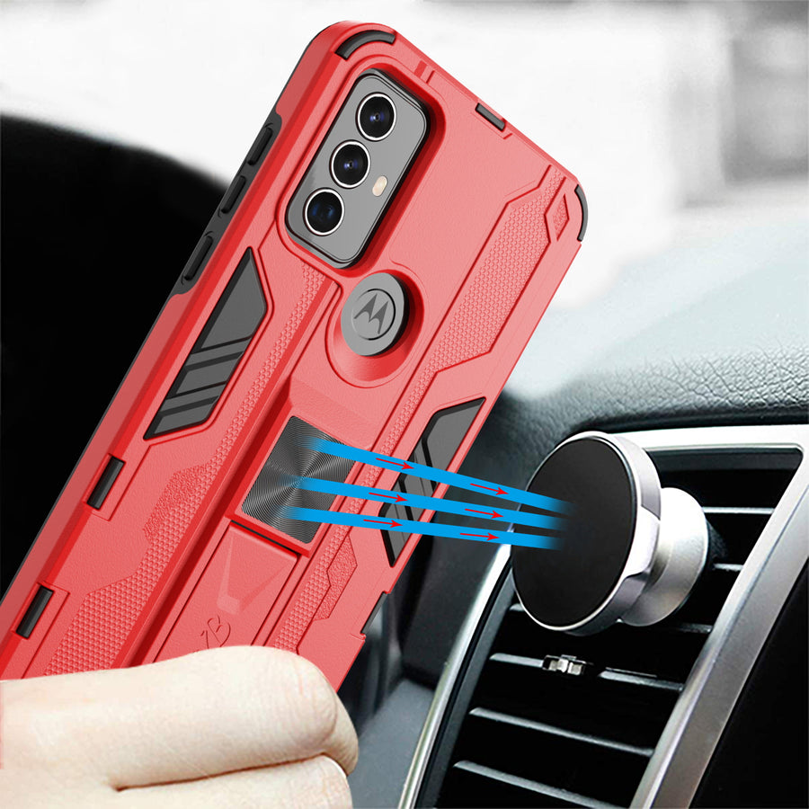 SYB Reflex Series Case w Kickstand for Motorola Moto G Play (2023) - Red - SMGPY23CSRSKS002-8.jpg