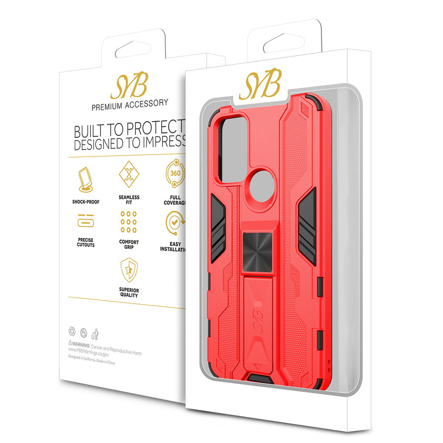 SYB Reflex Series Case w Kickstand for Motorola Moto G Play (2023) - Red - SMGPY23CSRSKS002-9.jpg