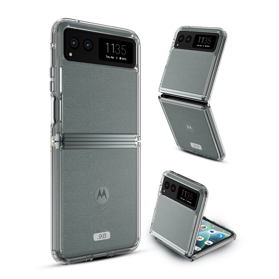 SYB Gummy Series Case for Motorola razr (2023) - Clear - SMRAZRCSCAM0141A-2.jpg