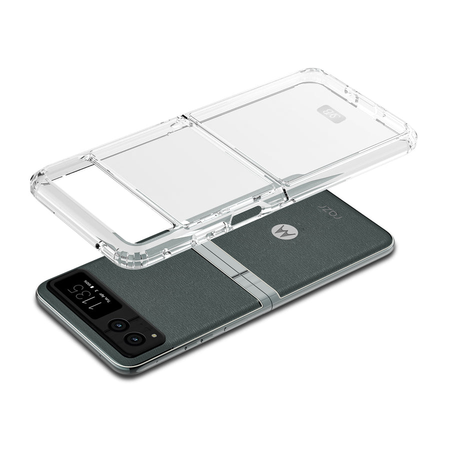 SYB Gummy Series Case for Motorola razr (2023) - Clear - SMRAZRCSCAM0141A-7.jpg