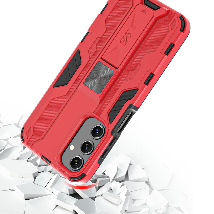 SYB Reflex Series Case w Kickstand for Samsung Galaxy A25 5G - Red - SSA255GCSRSKS002-4.jpg