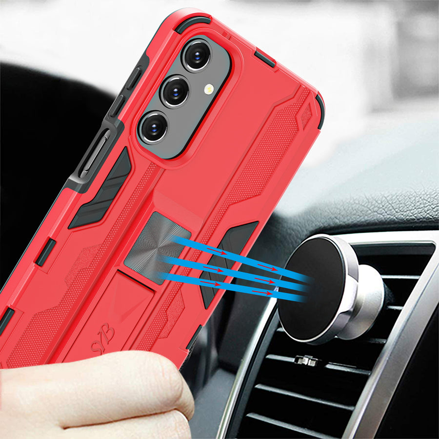 SYB Reflex Series Case w Kickstand for Samsung Galaxy A25 5G - Red - SSA255GCSRSKS002-8.jpg