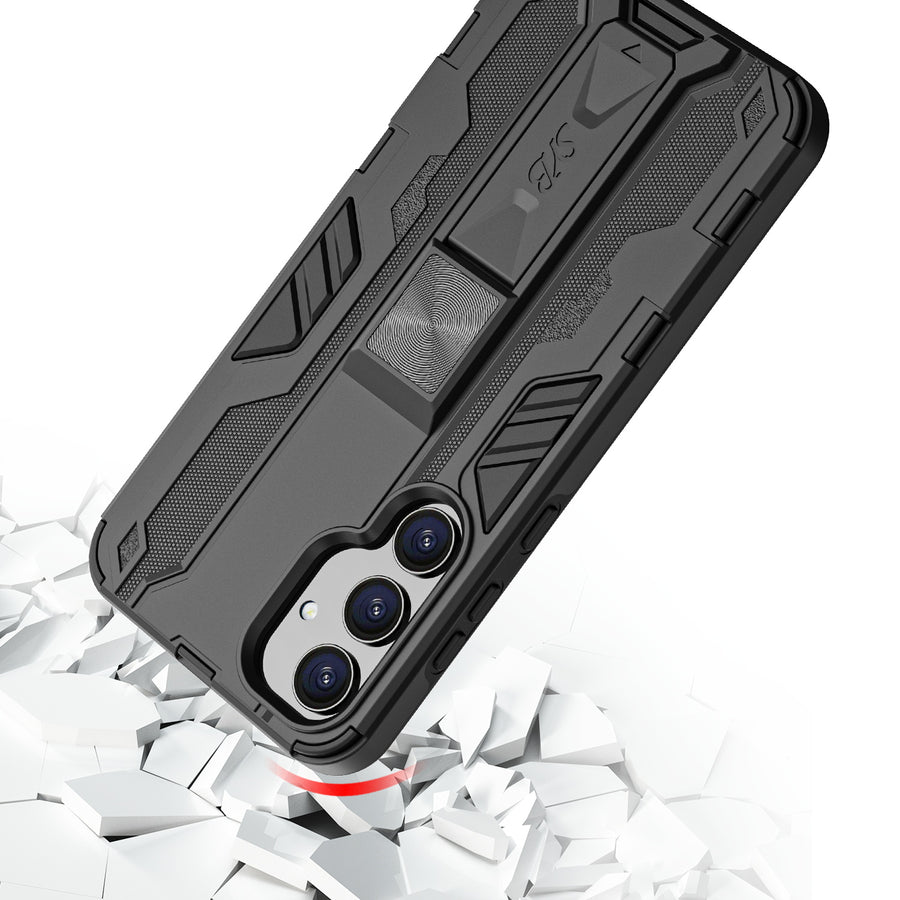 SYB Reflex Series Case w Kickstand for Samsung Galaxy A35 5G - Black - SSA355GCSRSKS001-4.jpg