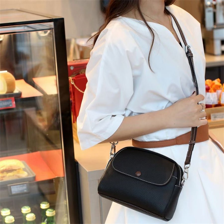 Roykin TOGO Small Textured Cowhide All-in-One Crossbody Shoulder Bag-Black - TT-BAG-9239-BK-9.jpg