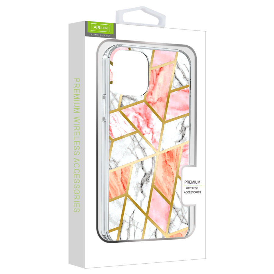 Airium Fusion Protector Cover for Apple iPhone 12 mini - Electroplated Pink Marbling - UIP12CSFSSM324-7.jpg