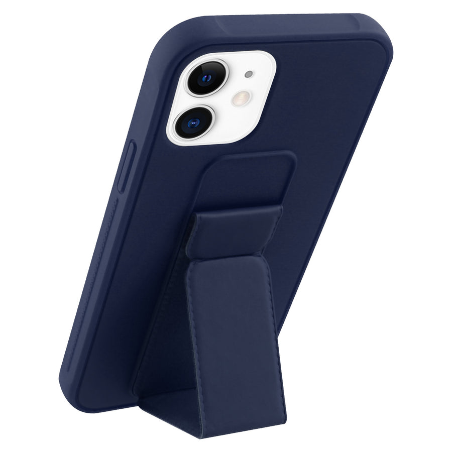Airium Hybrid Case (with Foldable Stand) for Apple iPhone 12 mini - Ink Blue - UIP12CSFSSS452-4.jpg