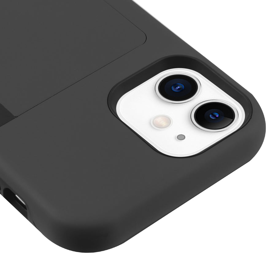 Airium Poket Hybrid Protector Cover for Apple iPhone 12 mini - Black / Black - UIP12CSPKTS001-4.jpg