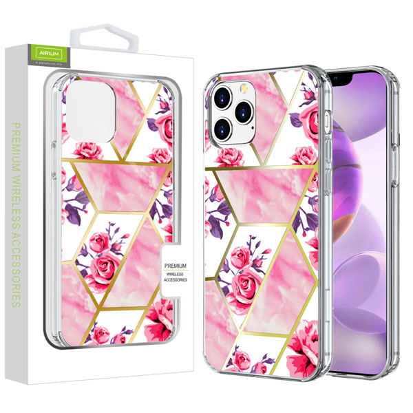Airium Fusion Protector Cover for Apple iPhone 12 Pro Max - Electroplated Roses Marbling - UIP12PMCSFSSM321-1.jpg