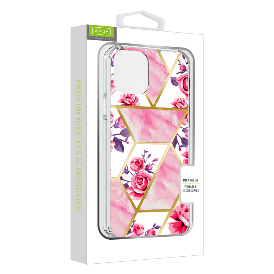 Airium Fusion Protector Cover for Apple iPhone 12 Pro Max - Electroplated Roses Marbling - UIP12PMCSFSSM321-7.jpg