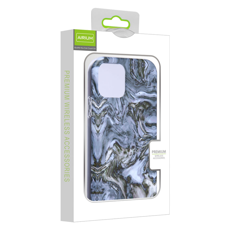 Airium Frame Hybrid Case for Apple iPhone 12 Pro Max - Grey Stone Marbling Grey - UIP12PMCSFSSM402-7.jpg