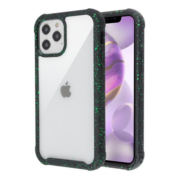 Airium Splash Hybrid Case for Apple iPhone 12 Pro Max - Highly Transparent Clear / Black - UIP12PMCSFSSS261-2.jpg