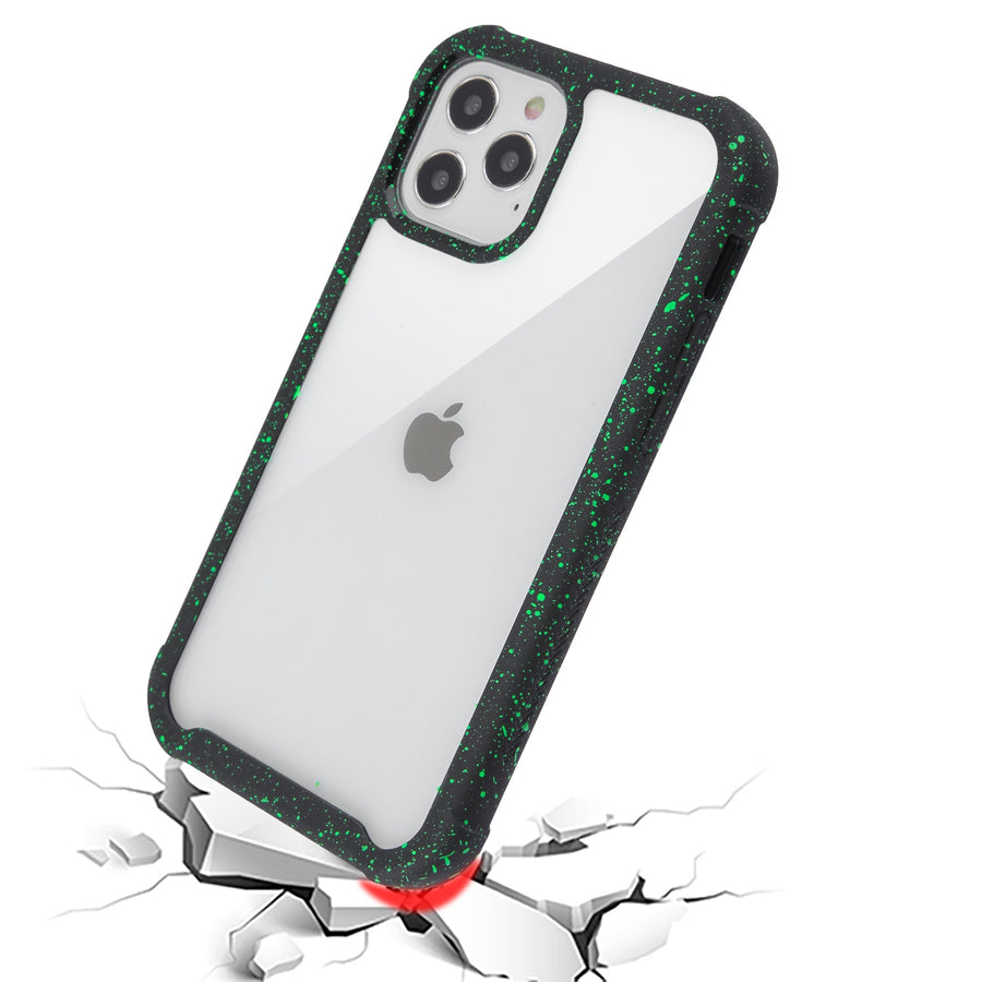 Airium Splash Hybrid Case for Apple iPhone 12 Pro Max - Highly Transparent Clear / Black - UIP12PMCSFSSS261-4.jpg