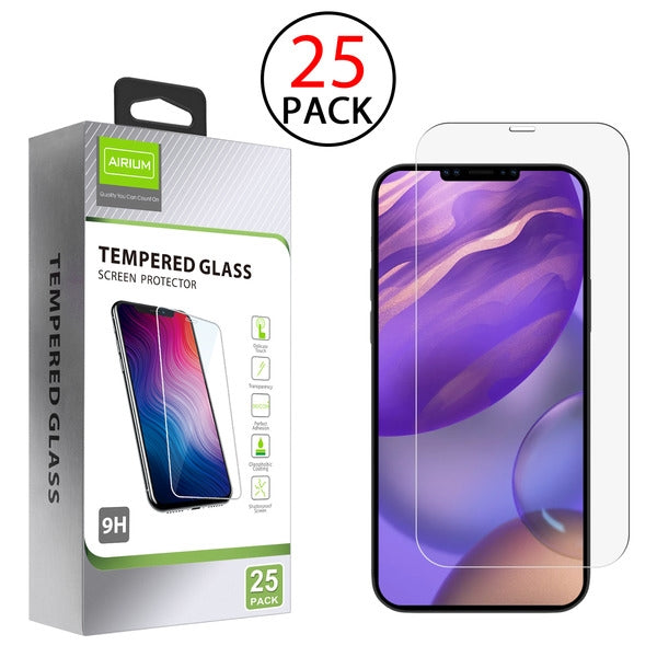 Airium Tempered Glass Screen Protector (2.5D)(25-pack) for Apple iPhone 12 mini - Clear