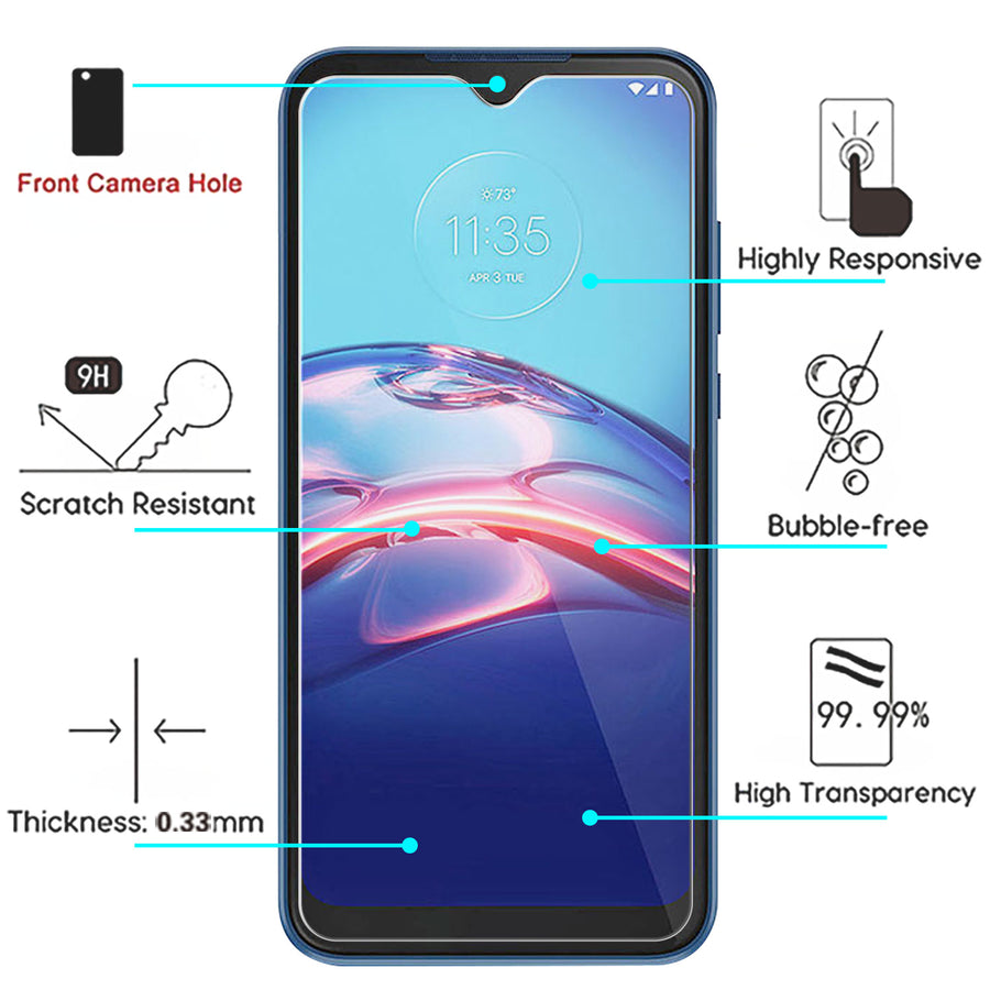 Airium Tempered Glass Screen Protector (2.5D) for Motorola Moto E (2020) / Moto E7 (2020) - Clear - UME7SC90-4.jpg