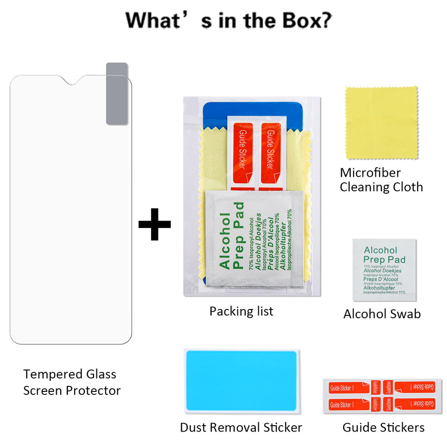 Airium Tempered Glass Screen Protector (2.5D) for Motorola Moto E (2020) / Moto E7 (2020) - Clear - UME7SC90-9.jpg
