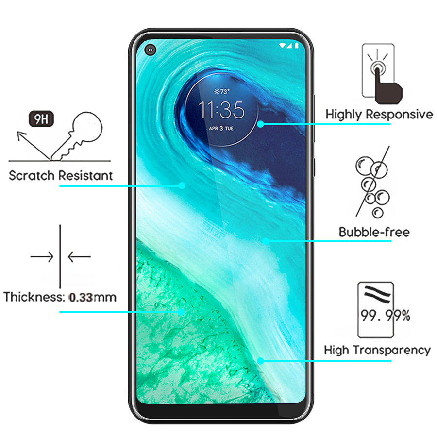 Airium Tempered Glass Screen Protector (2.5D) for Motorola Moto G Fast - Clear - UMGFSC90-4.jpg