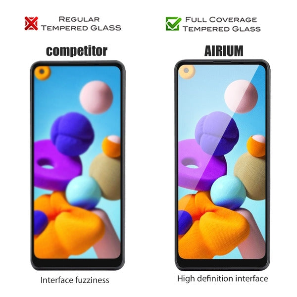 Airium Full Coverage Tempered Glass Screen Protector for Samsung Galaxy A21 - Black - USA21SC85A-6.jpg