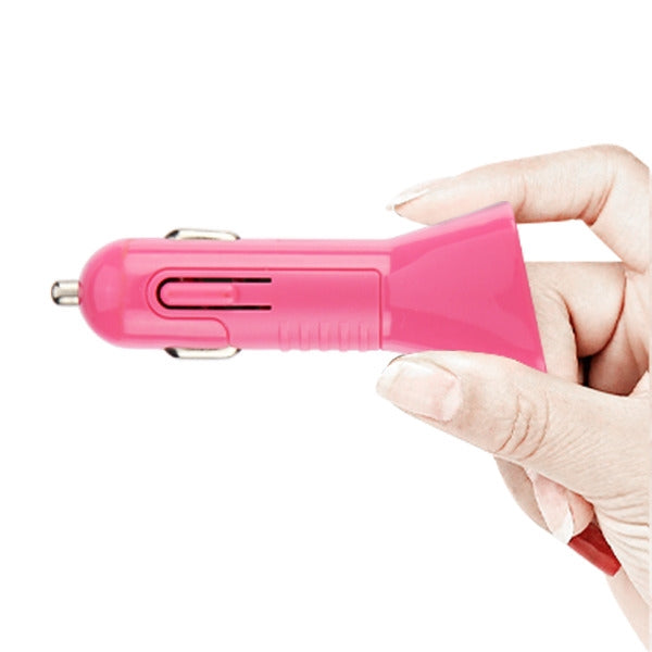 MyBat Car Charger Adapter(1A) - Pink - USBCHAGCARAD26C-3.jpg