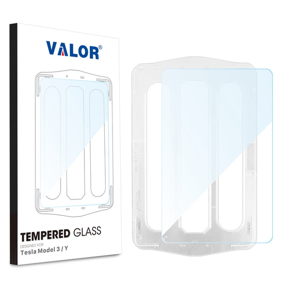 Valor Tempered Glass Screen Protector w/ Installation Tray - Clear - VMODEL3SC001-1.jpg