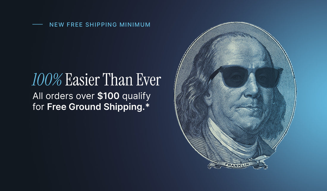 100% Easier Than Ever: A Lower Free Shipping Threshold Is Here