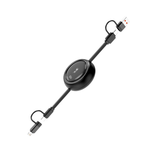 AmpNergy 100W PowerLines 4-in-1 Dual-Retractable Charging Cable - 3FT - Black - ACB4IN1MO17BK12-2.jpg