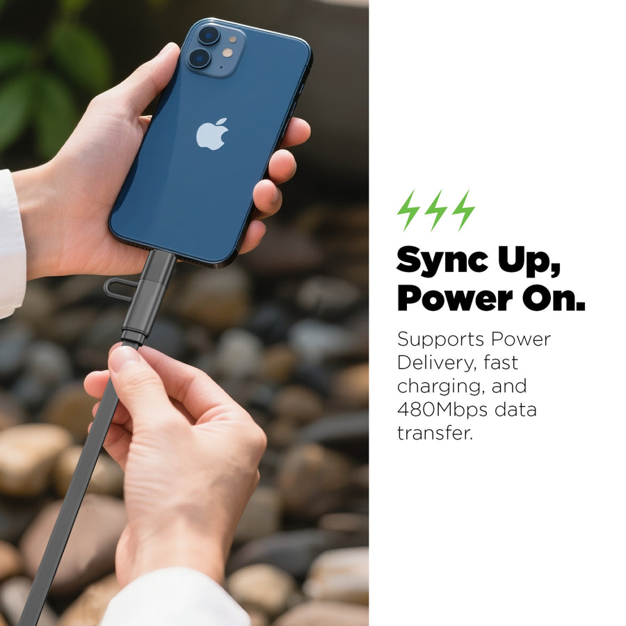 AmpNergy 100W PowerLines 4-in-1 Dual-Retractable Charging Cable - 3FT - Black - ACB4IN1MO17BK12-6.jpg