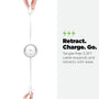 AmpNergy 100W PowerLines 4-in-1 Dual-Retractable Charging Cable - 3FT - White - ACB4IN1MO17PW12-8.jpg