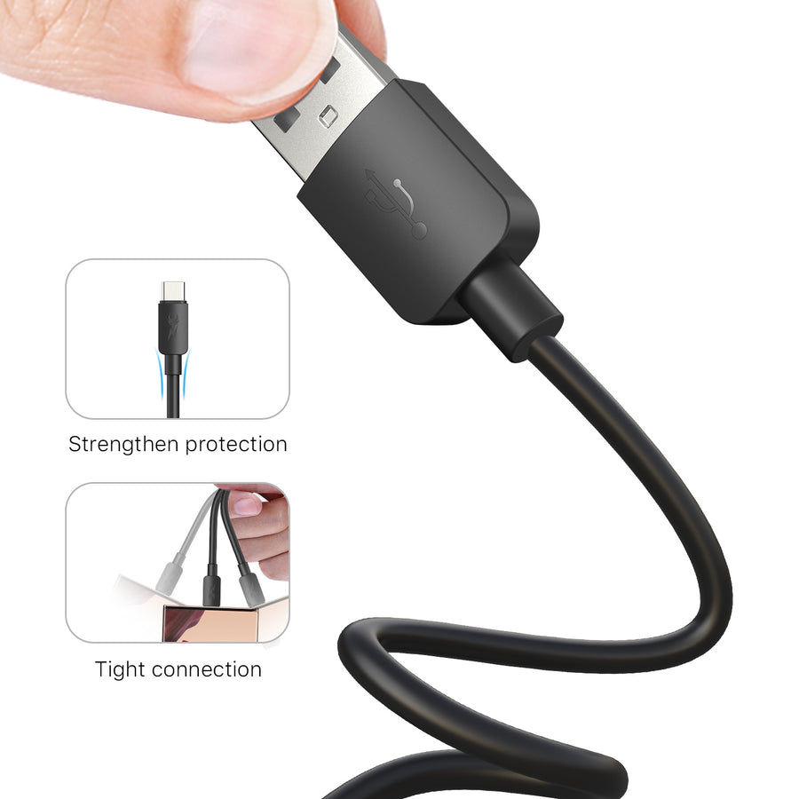 AmpNergy PowerLines USB-A to USB-C Cable - 6FT - Black - ACBCAMO09BK18-4.jpg