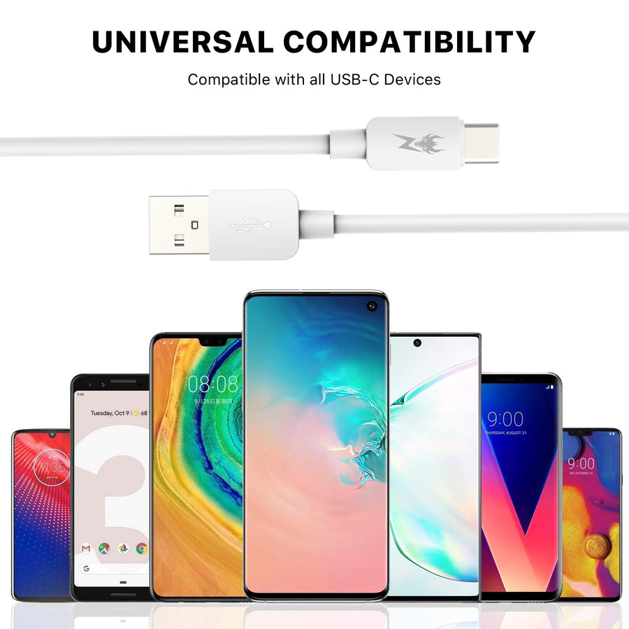 AmpNergy PowerLines USB-A to USB-C Cable - 6FT - White - ACBCAMO09PW18-3.jpg