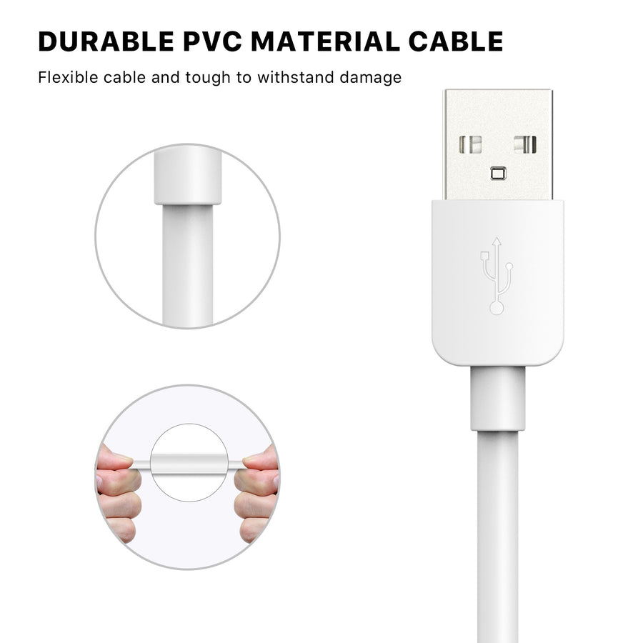 AmpNergy PowerLines USB-A to USB-C Cable - 6FT - White - ACBCAMO09PW18-5.jpg