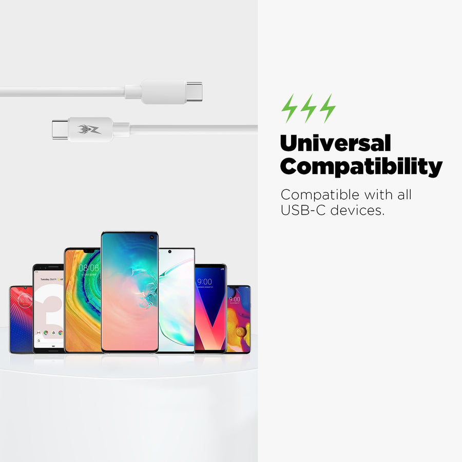 AmpNergy PowerLines USB-C to USB-C Cable - 6FT - White - ACBCCMO09PW18-7.jpg