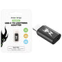 AmpNergy PassPort USB-C to Lightning Adapter - Black