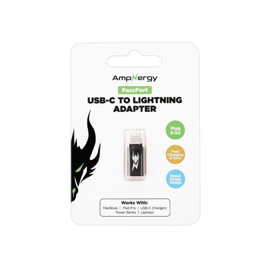 AmpNergy PassPort USB-C to Lightning Adapter - Black - ACBCLMO15BK-8.jpg