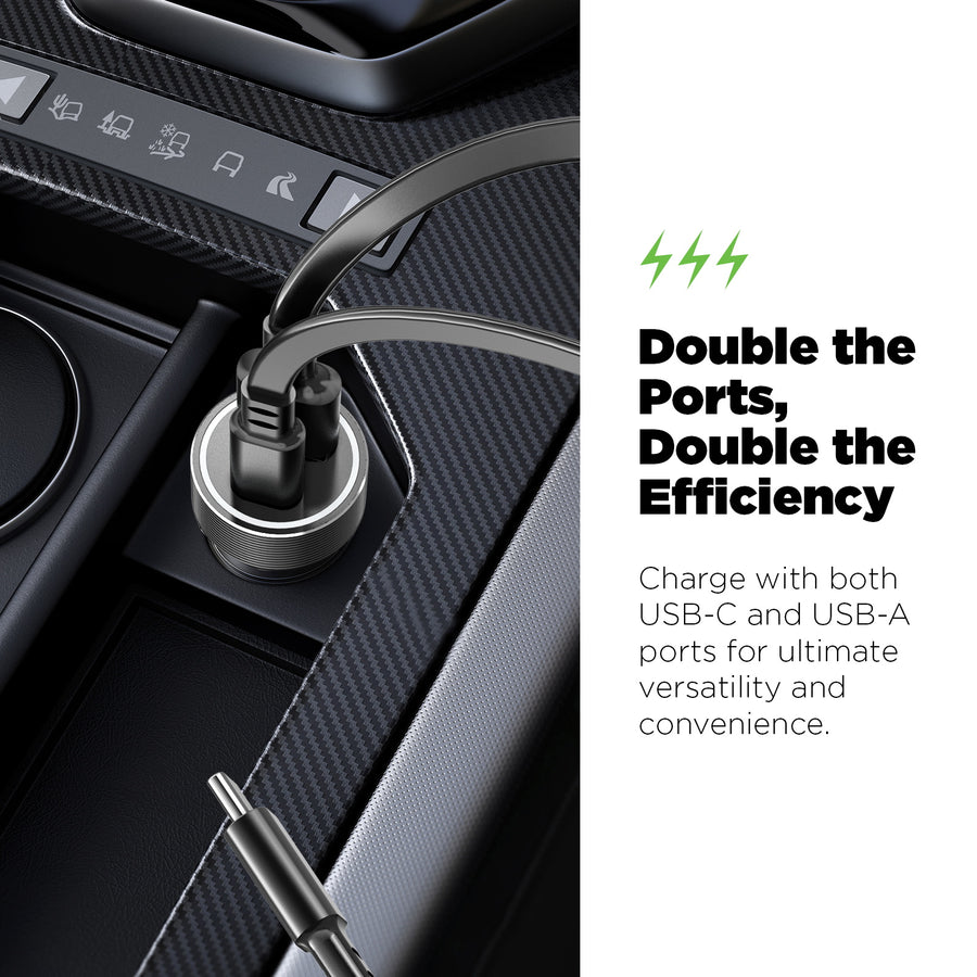 AmpNergy Speedemon 30W Fast Dual-Port Car Charger - Black - ACGCARC13B-5.jpg
