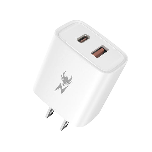 AmpNergy PowerSurge 20W Fast Dual-Port Charger - White - ACGTRAC29PW-2.jpg