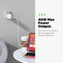AmpNergy PowerSurge 40W+ Dual-Port GaN Charger with Retractable USB-C Cable - White - ACGTRAC32PW-6.jpg