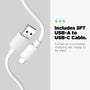 AmpNergy PowerSurge 12W Dual-Port Wall Charger with USB-A to USB-C Cable - White - ACGTRACAMO06PW-8.jpg