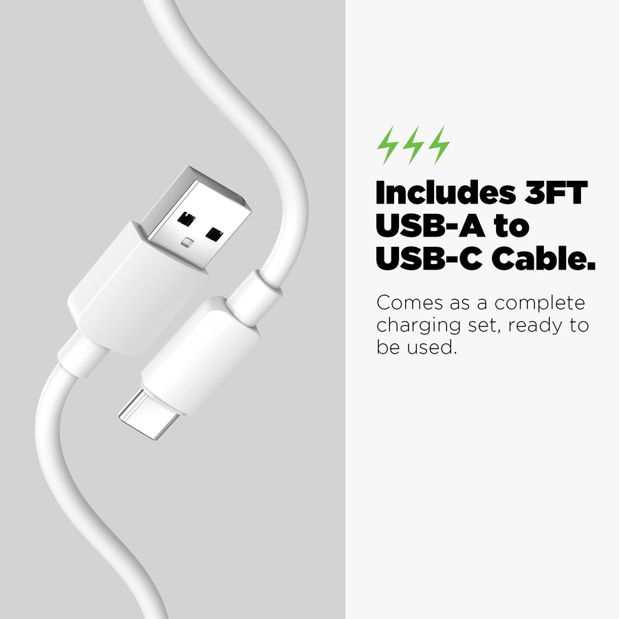 AmpNergy PowerSurge 12W Dual-Port Wall Charger with USB-A to USB-C Cable - White - ACGTRACAMO06PW-8.jpg