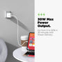 AmpNergy PowerSurge 30W Fast Dual-Port Charger w/ Foldable Plug with USB-C to USB-C Cable - White - ACGTRACCMO08PW-4.jpg