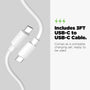 AmpNergy PowerSurge 30W Fast Dual-Port Charger w/ Foldable Plug with USB-C to USB-C Cable - White - ACGTRACCMO08PW-8.jpg