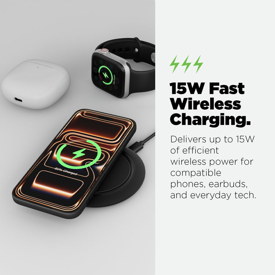AmpNergy PowerFlow Wireless Charging Pad (15W) - Black - ACGWIRC10BK-2.JPG